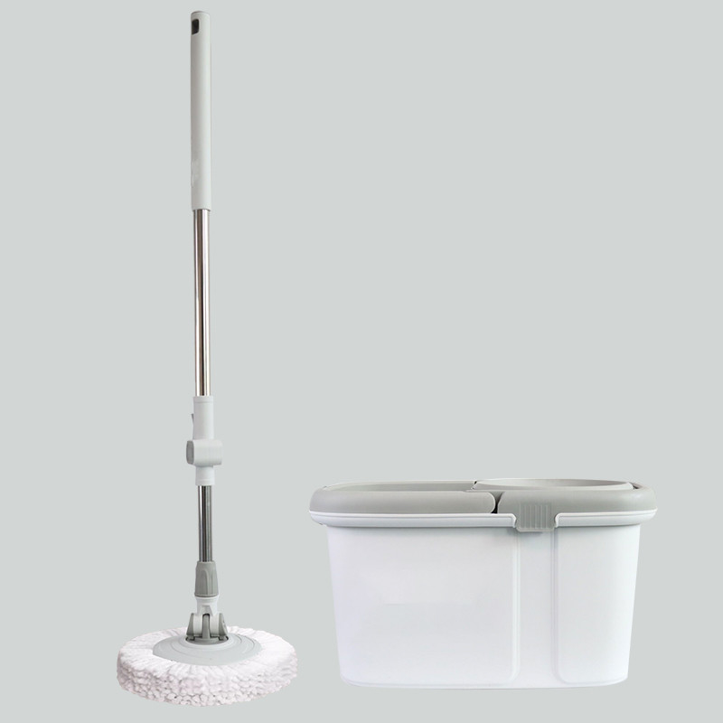 360° Rotation D5 8006 Microfiber Spin Mop & Bucket Set For Floor Cleaning