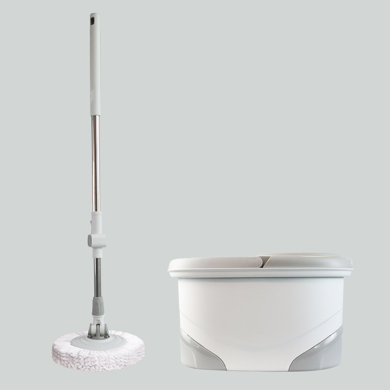 Microfiber Floor Cleaning Mop Swivel Spinning 360 Rotating Spin Magic Mop With Plastic Bucket