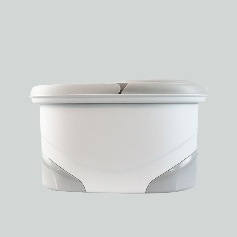 WS 8009 Mop Giratório Mágico com Cabeça Rotativa 360° e Balde Conjunto de Mop e Balde com Espremedor para Limpeza de Chão Doméstica