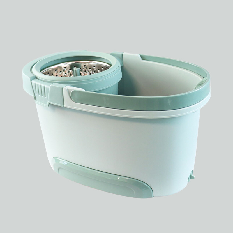 Dual Drive Rotary Microfiber DJY 8010 Household Mop Bucket Telescopic Handle Easy Operation Hands Free