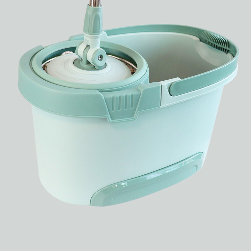 Dual Drive Rotary Microfiber DJY 8010 Household Mop Bucket Telescopic Handle Easy Operation Hands Free