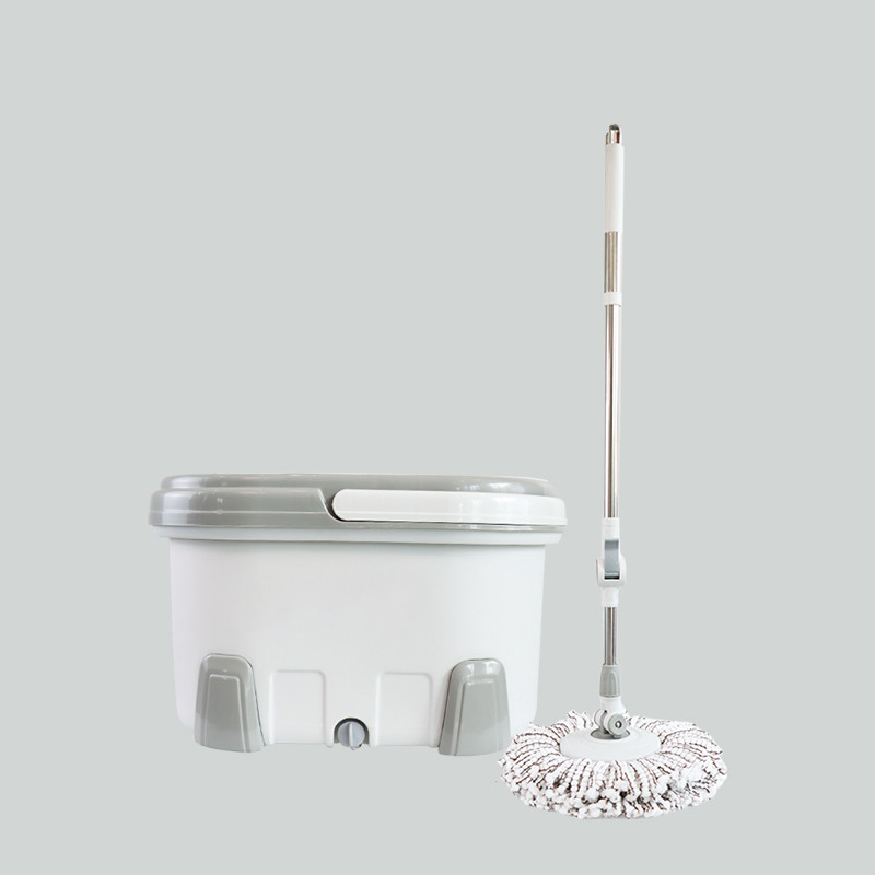 Floor Cleaning Adjustable Spin Mop And Bucket Set 360 Degree Rotatable Magic Mop And Bucket