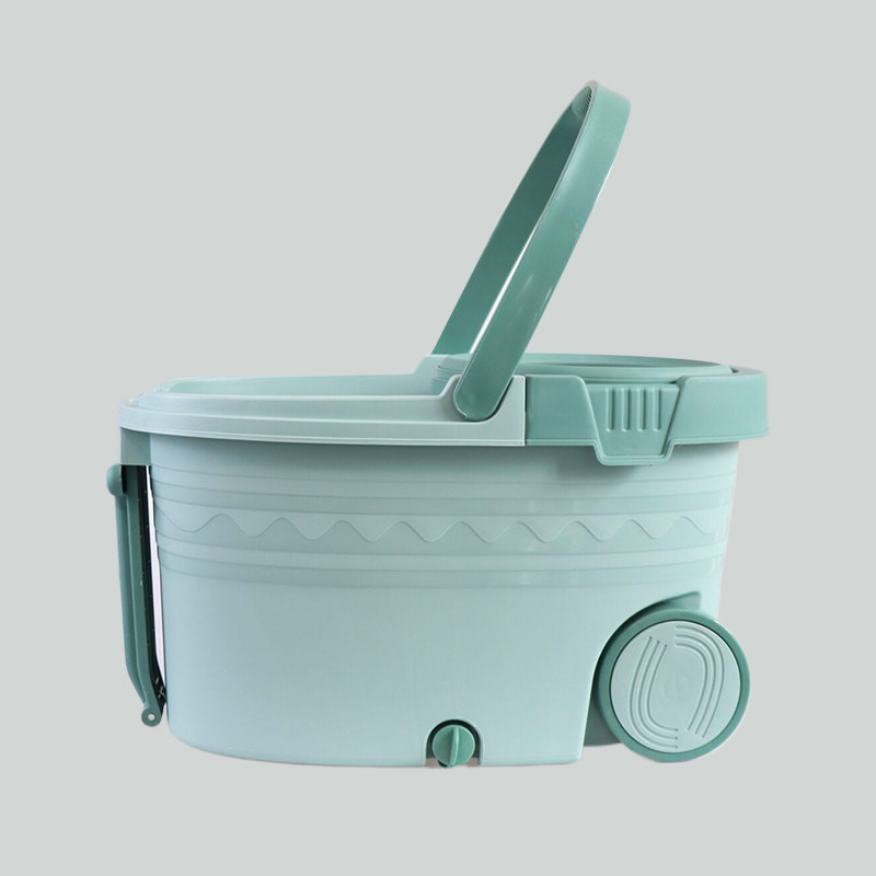 Indoor Floor Cleaning Spin Mops And Buckets  With Retractable Handle 1.1M 360 Mop And Bucket