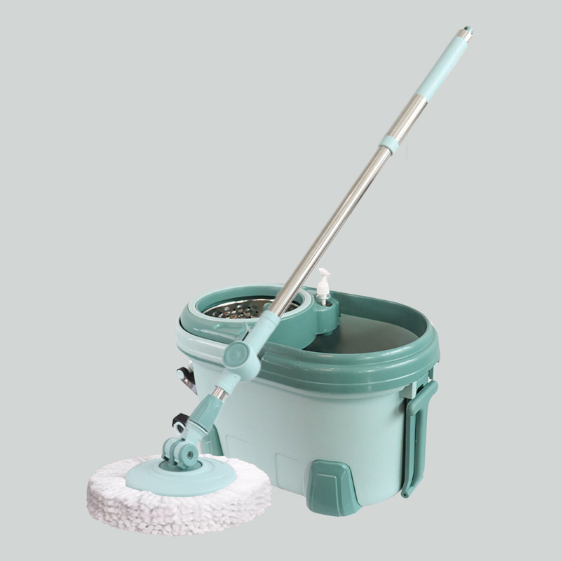 360 Spin Microfiber Twist Mop And Bucket Steel Pole With Twist Handle Squeeze Mop And Bucket Set
