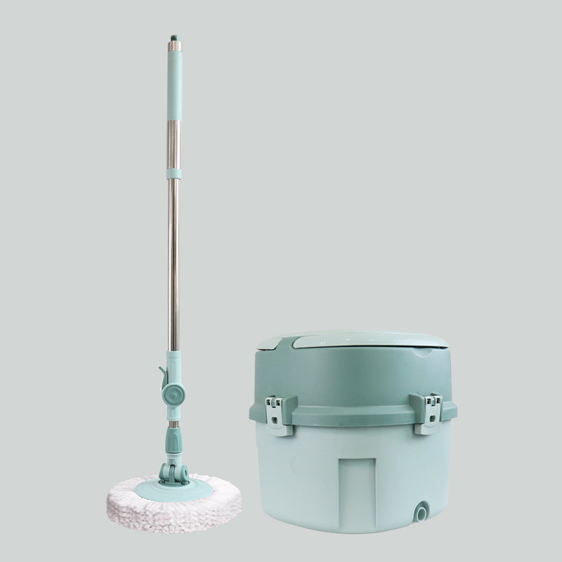 Hands Free Round Head Spinning Mop With Bucket XHM 8020 For Home Floor Cleaning