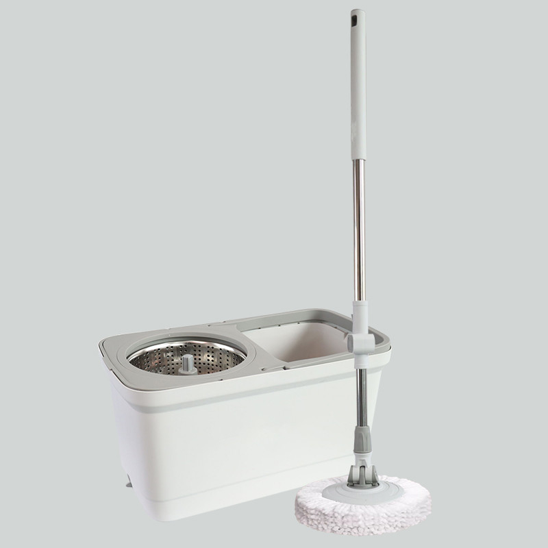 Round Floor Cleaning Spin Mop Bucket Set 6L 46*25*24 CM With Mop Refill Replacement Parts
