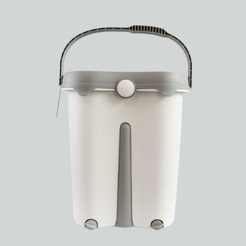 Hands Free Flat Floor Mop And Bucket With Wringer Set Wet And Dry Use Home Floor Cleaning System