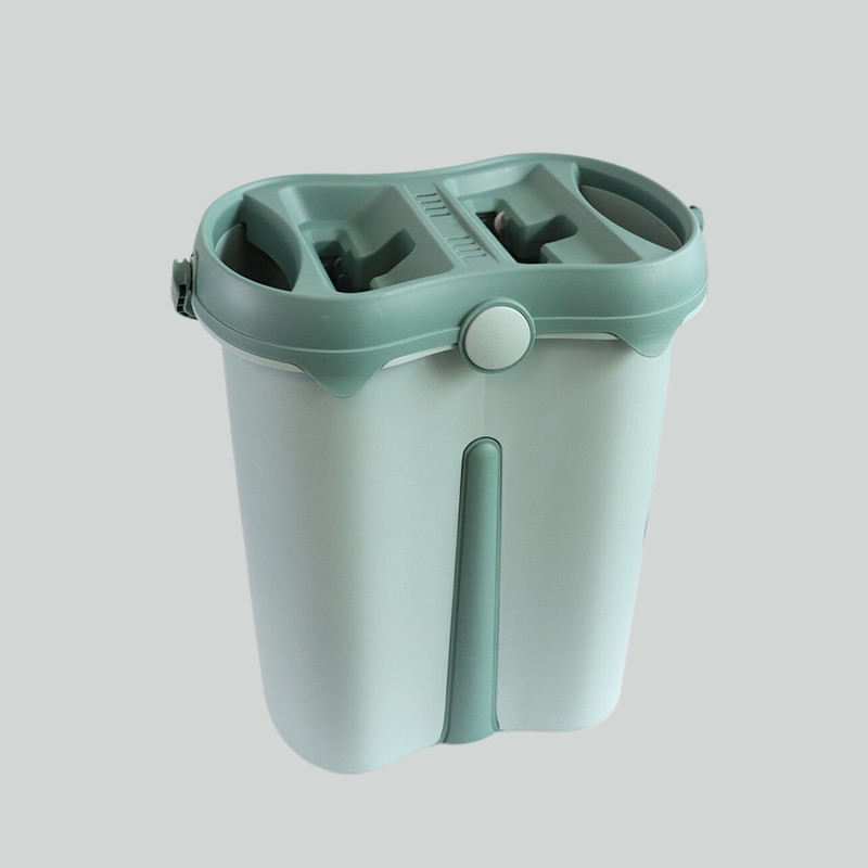 Self Wringer Flat Mops And Buckets Hands Free Reusable Washable Microfiber Flat Mop With Wringer