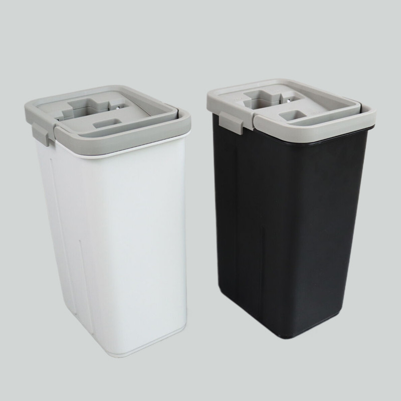 6L Flat Mop With Separate Clean And Dirty Water Hand Free Microfiber Floor Cleaning