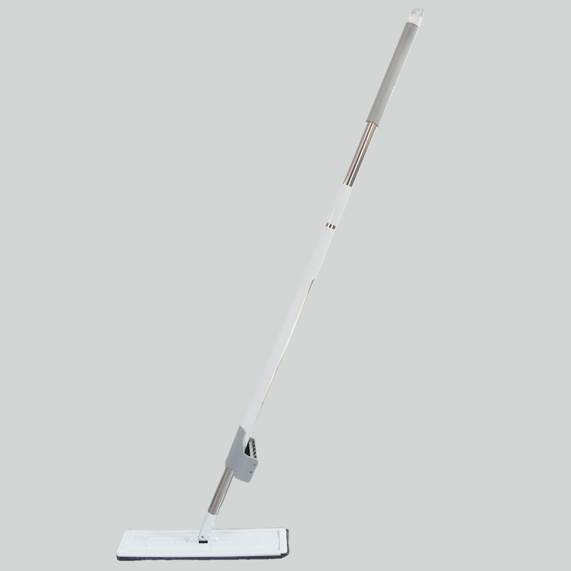 Wet Dry Floor Cleaner Flat Mop And Bucket Set Horizontal Washable Squeeze Mop