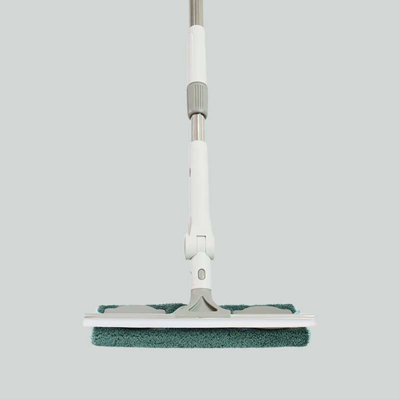 Rotatable Adjustable Window Cleaning Mop Squeegee For Wall Ceiling Floor Washable Triangle Microfiber Mop