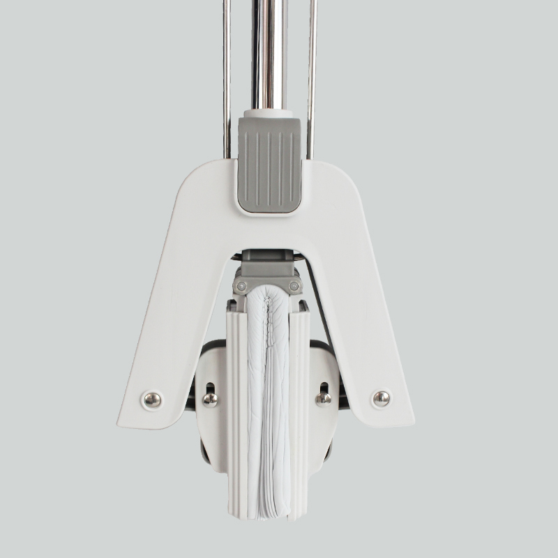 Self Wringing Floor Cleaning Magic Pva Mop Wide Roller Sponge Head With Stainless Steel And Stainless Pole