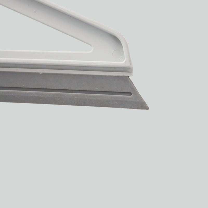 Medium Size Stainless Steel & Silicone Floor Scraper Custom With Plastic Handle