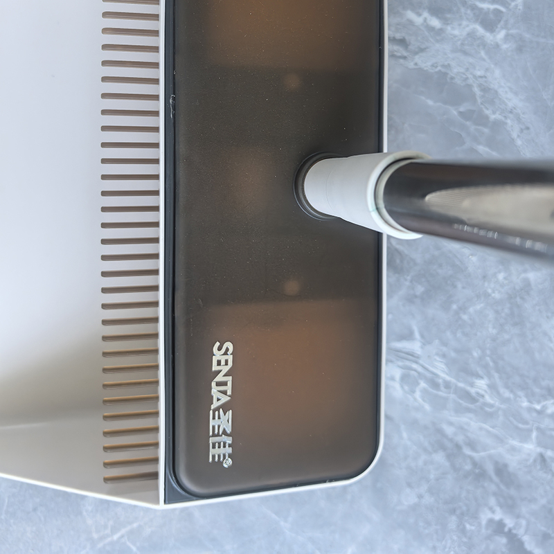 Combination Household Long Handled Dustpan And Broom Set Magnetic Folding Wiper Sweeping Hair Artifact