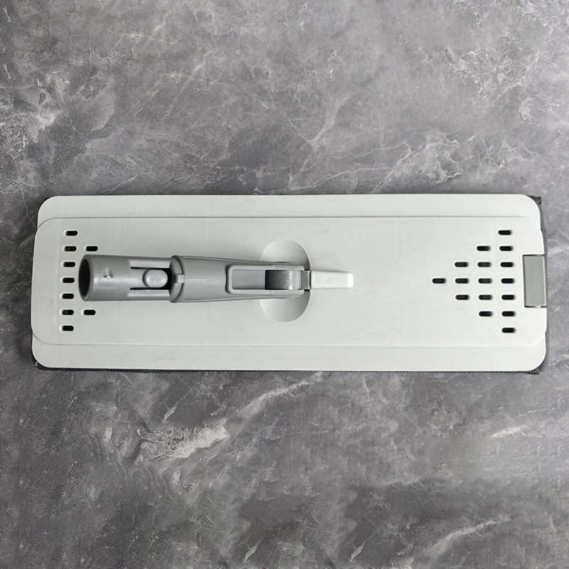 1.3kg Household Flat Mops And Buckets Set With Coral Fleece Microfiber Mop Pads