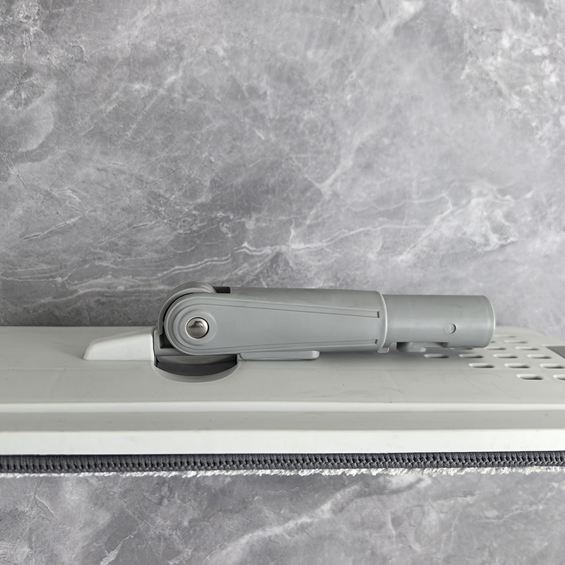 Quick Cleaning Water Flat Squeeze Wet Dry Mop Magic Foldable Steel Pole Plastic Head