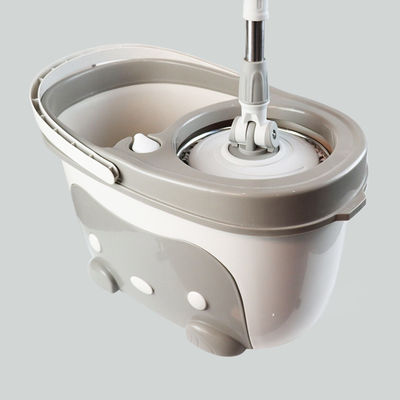 Easywring Spin Mop & Bucket Floor Cleaning Microfiber Mop 48.5*30.5*27.5 CM