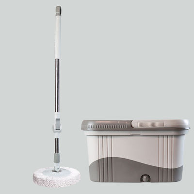 360 Degree Rotary Spin Magic Mop And Bucket Set With Stainless Steel Handle