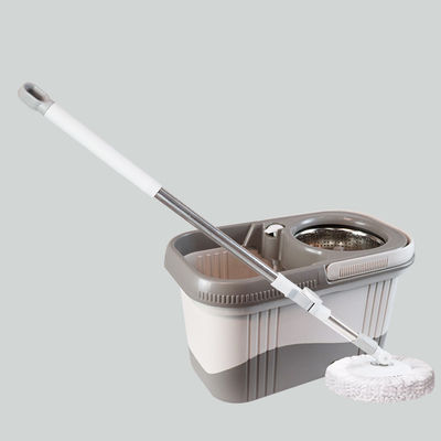 Self Wringing Twist 360 Degree Rotary Floor Cleaning Mop Microfiber Spinning Magic Mop And Bucket Set