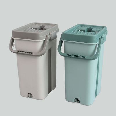 6.5L Free Hand Wash Flat Squeeze Mop Bucket For Household Flexible Flat Floor Mop