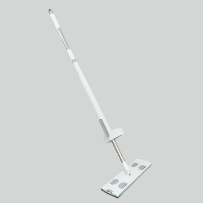 Self Cleaning Microfiber Hands Free Squeeze Mop Steel Pole 1.3M