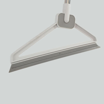 Medium Size Stainless Steel & Silicone Floor Scraper Custom With Plastic Handle